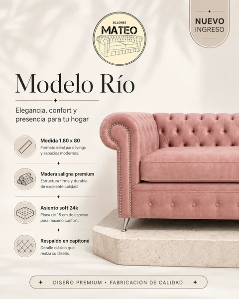 Sillon Modelo Río