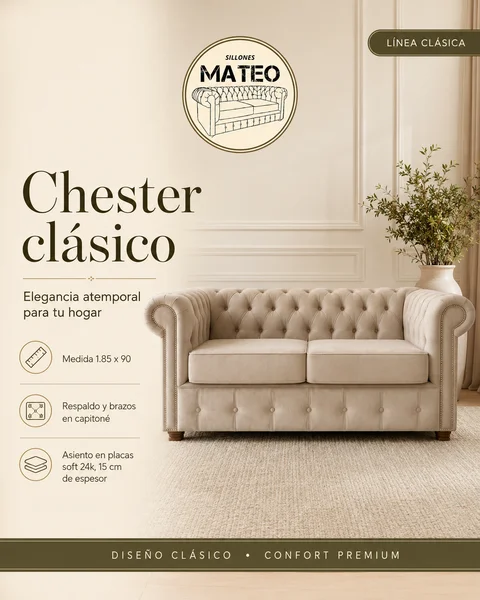 Sillon Chester clásico